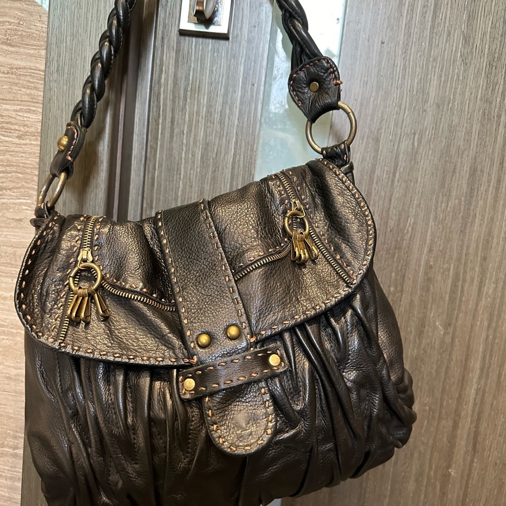 Carla Mancini black bag. Like new